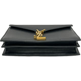 サンローラン SAINT LAURENT カサンドラ ミディアム 532750 ブラック レザー レディース ショルダーバッグ