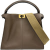 フェンディ FENDI ピーカブー エックスライト ミディアム 8BN310 ブラウン レザー レディース ショルダーバッグ