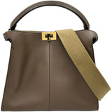 フェンディ FENDI ピーカブー エックスライト ミディアム 8BN310 ブラウン レザー レディース ショルダーバッグ