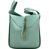 ロエベ LOEWE ハンモック コンパクト 652235 ライトブルー レザー レディース ショルダーバッグ