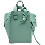 ロエベ LOEWE ハンモック コンパクト 652235 ライトブルー レザー レディース ショルダーバッグ