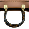 フェンディ FENDI サンシャインミディアム 8BH386 ブラウン カーフレザー レディース トートバッグ