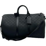 ルイ・ヴィトン LOUIS VUITTON キーポル・バンドリエール50 M59025 ブラック モノグラム・トリヨン メンズ ボストンバッグ