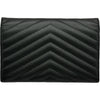 サンローラン SAINT LAURENT カサンドラ エンベロープ チェーンウォレット 393953 ブラック カーフレザー レディース ウォレットチェーン