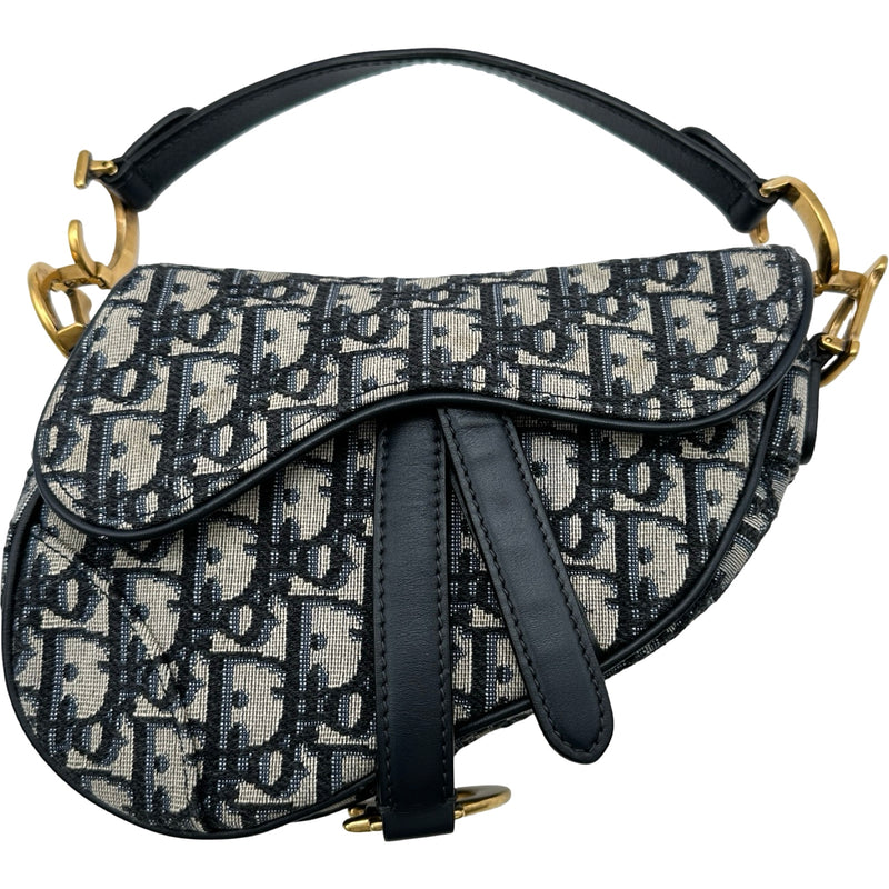 クリスチャン・ディオール Christian Dior サドルバッグミニ ネイビー