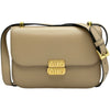 ミュウミュウ miu miu シティショルダーバッグ 5BD254 ベージュ レザー レディース ショルダーバッグ