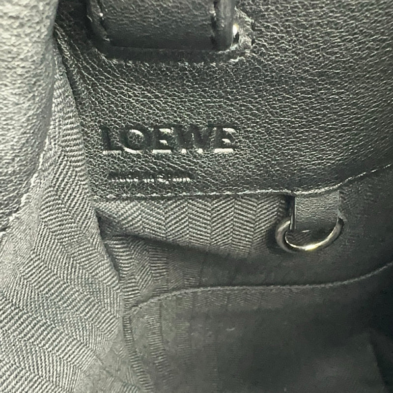 ロエベ LOEWE ハンモックスモール 061606 ブラック レザー レディース