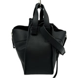 ロエベ LOEWE ハンモックスモール 061606 ブラック レザー レディース ショルダーバッグ