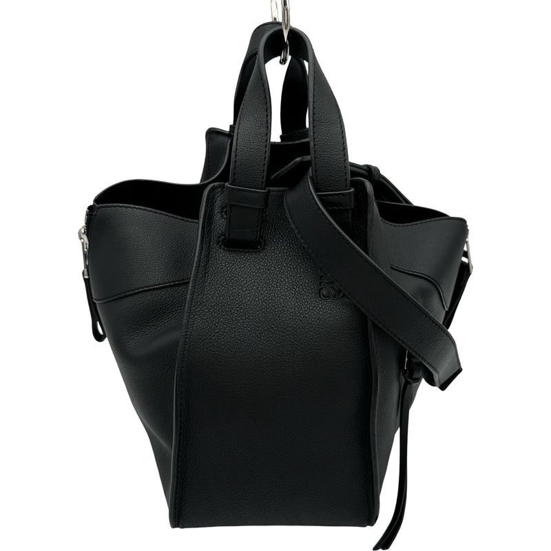 ロエベ LOEWE ハンモックスモール 061606 ブラック レザー レディース