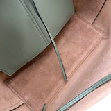 ロエベ LOEWE アナグラムスモールトート 652124 グリーン レザー レディース トートバッグ