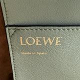 ロエベ LOEWE アナグラムスモールトート 652124 グリーン レザー レディース トートバッグ