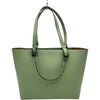 ロエベ LOEWE アナグラムスモールトート 652124 グリーン レザー レディース トートバッグ