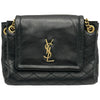 サンローラン SAINT LAURENT ノリータ ミニ 672738 ブラック レザー レディース ショルダーバッグ