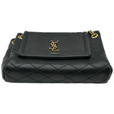 サンローラン SAINT LAURENT ノリータ ミニ 672738 ブラック レザー レディース ショルダーバッグ