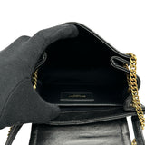 サンローラン SAINT LAURENT ノリータ ミニ 672738 ブラック レザー レディース ショルダーバッグ