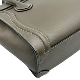 セリーヌ CELINE ラゲージナノショッパー 168243 スリ シルバー金具 ドラムドカーフスキン レディース ショルダーバッグ