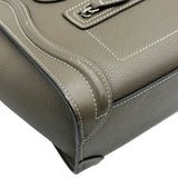 セリーヌ CELINE ラゲージナノショッパー 168243 スリ シルバー金具 ドラムドカーフスキン レディース ショルダーバッグ