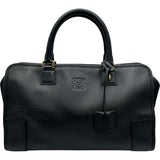 ロエベ LOEWE アマソナ36 811301 ブラック レザー レディース ハンドバッグ