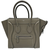 セリーヌ CELINE ラゲージマイクロショッパー 189793 ベージュ ドラムドカーフスキン レディース ハンドバッグ