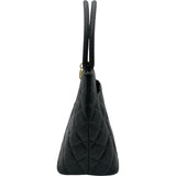 シャネル CHANEL 復刻トート A01804 7番台 ブラック ゴールド金具 キャビア レディース トートバッグ