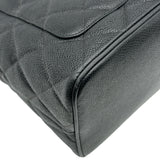 シャネル CHANEL 復刻トート A01804 7番台 ブラック ゴールド金具 キャビア レディース トートバッグ