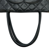 シャネル CHANEL 復刻トート A01804 6番台 ブラック シルバー金具 キャビアスキン レディース トートバッグ