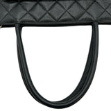 シャネル CHANEL 復刻トート A01804 6番台 ブラック シルバー金具 キャビアスキン レディース トートバッグ