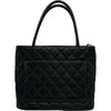 シャネル CHANEL 復刻トート A01804 6番台 ブラック シルバー金具 キャビアスキン レディース トートバッグ