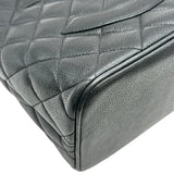 シャネル CHANEL 復刻トート A01804 6番台 ブラック シルバー金具 キャビアスキン レディース トートバッグ