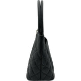 シャネル CHANEL 復刻トート A01804 6番台 ブラック シルバー金具 キャビア レディース トートバッグ