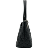 シャネル CHANEL 復刻トート A01804 6番台 ブラック シルバー金具 キャビア レディース トートバッグ
