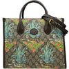 グッチ GUCCI GGタイガー2WAYトート 659983 ブラウン GGスプリーム レディース ショルダーバッグ
