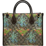 グッチ GUCCI GGタイガー2WAYトート 659983 ブラウン GGスプリーム レディース ショルダーバッグ