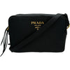 プラダ PRADA ロゴカメラバッグ ブラック レザー レディース ショルダーバッグ