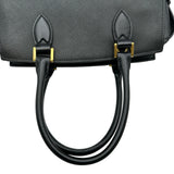 プラダ PRADA ロゴ2WAY ハンドバッグ ブラック サフィアーノ レディース ハンドバッグ