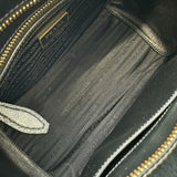 プラダ PRADA ロゴ2WAY ハンドバッグ ブラック サフィアーノ レディース ハンドバッグ