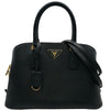 プラダ PRADA トライアングルロゴ2WAYバッグ 1BA837 ブラック サフィアーノ レディース ハンドバッグ