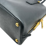 プラダ PRADA トライアングルロゴ2WAYバッグ 1BA837 ブラック サフィアーノ レディース ハンドバッグ
