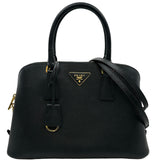 プラダ PRADA トライアングルロゴ2WAYバッグ 1BA837 ブラック サフィアーノ レディース ハンドバッグ