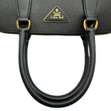 プラダ PRADA トライアングルロゴ2WAYバッグ 1BA837 ブラック サフィアーノ レディース ハンドバッグ