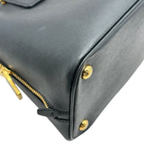 プラダ PRADA トライアングルロゴ2WAYバッグ 1BA837 ブラック サフィアーノ レディース ハンドバッグ