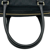 グッチ GUCCI ホースビッドハンド 141503 ブラック GGキャンバス レディース ハンドバッグ