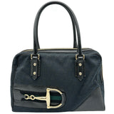 グッチ GUCCI ホースビッドハンド 141503 ブラック GGキャンバス レディース ハンドバッグ