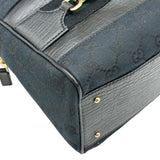 グッチ GUCCI ホースビッドハンド 141503 ブラック GGキャンバス レディース ハンドバッグ