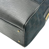 グッチ GUCCI ホースビッドハンド 141503 ブラック GGキャンバス レディース ハンドバッグ