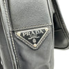 プラダ PRADA ロゴメッセンジャーバッグ ブラック ナイロン ユニセックス ショルダーバッグ