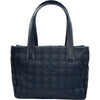 シャネル CHANEL ニュートラベルライントートPM A20457 9番台 ブラック ゴールド金具 ナイロンジャガード レディース トートバッグ