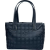 シャネル CHANEL ニュートラベルライントートPM A20457 9番台 ブラック ゴールド金具 ナイロンジャガード レディース トートバッグ