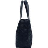 シャネル CHANEL ニュートラベルライントートPM A20457 9番台 ブラック ゴールド金具 ナイロンジャガード レディース トートバッグ