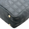 シャネル CHANEL ニュートラベルライントートPM A20457 9番台 ブラック ゴールド金具 ナイロンジャガード レディース トートバッグ